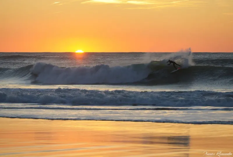 Séance de surf avec Ptibensurfschool